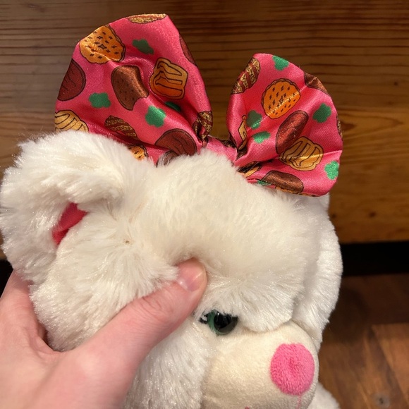 Build a Bear Girl Scout Cookies White Teddy BAB 16" Stuffed Plush Cute Bow - Picture 2 of 9